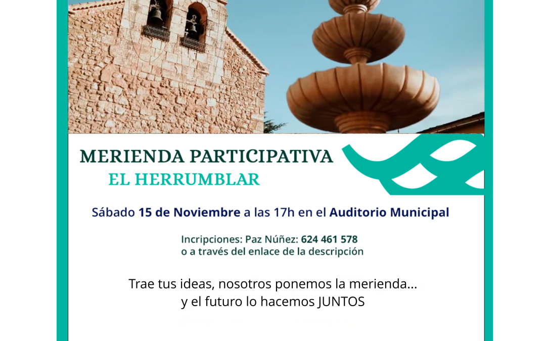 Merienda participativa – El Herrumblar