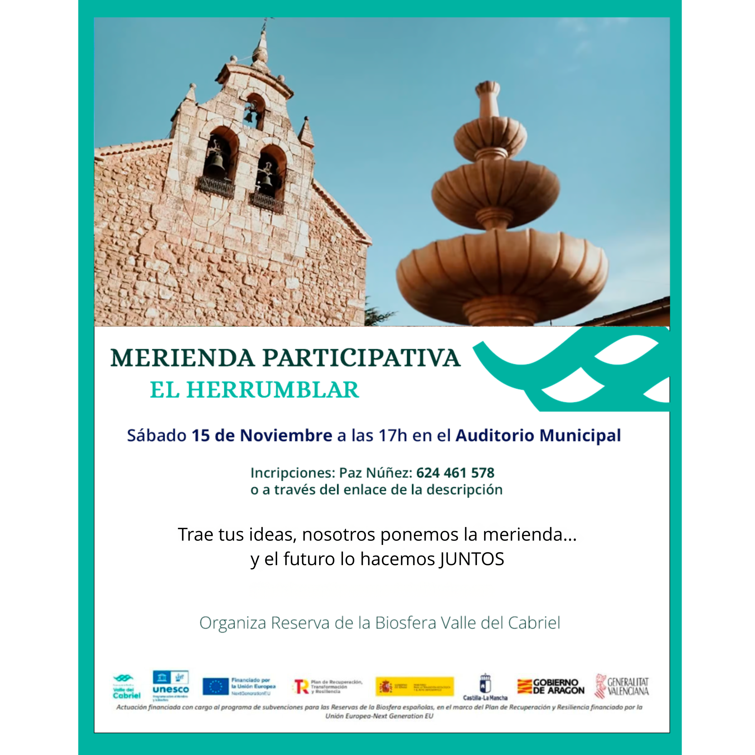 Invitación taller El Herrumblar