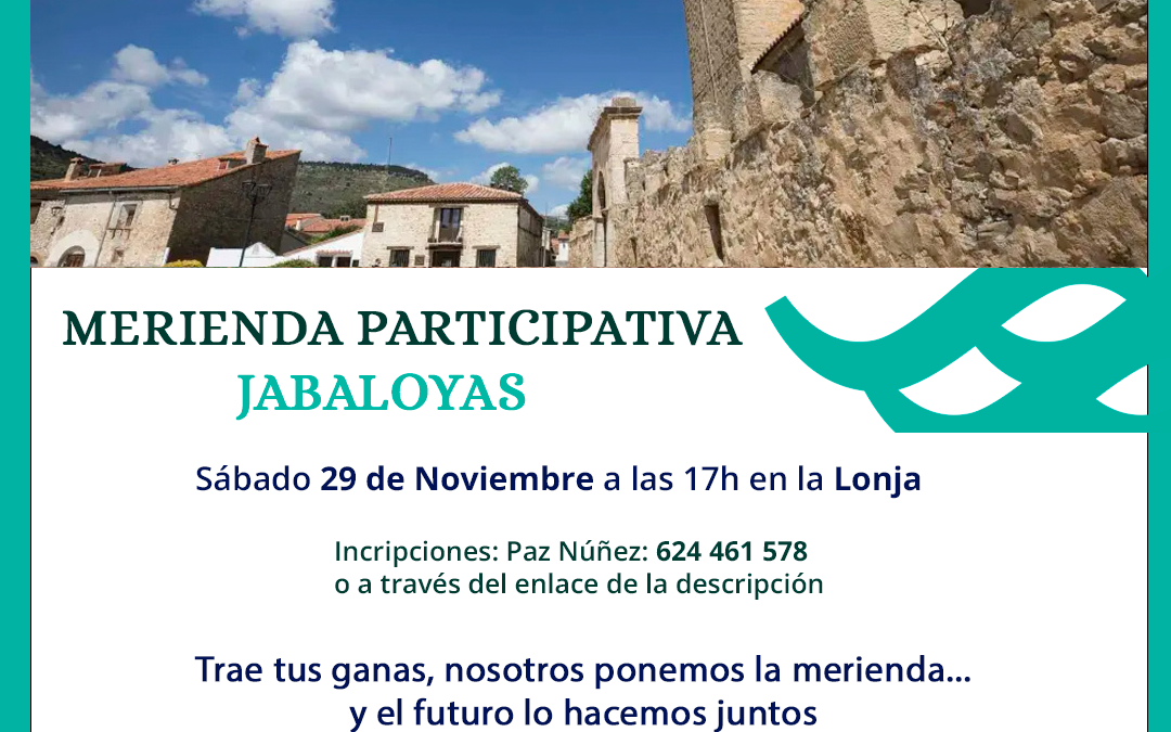 Merienda participativa – Jabaloyas
