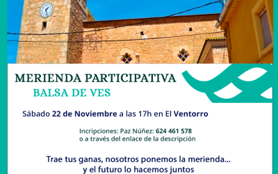 Merienda participativa – Balsa de Ves